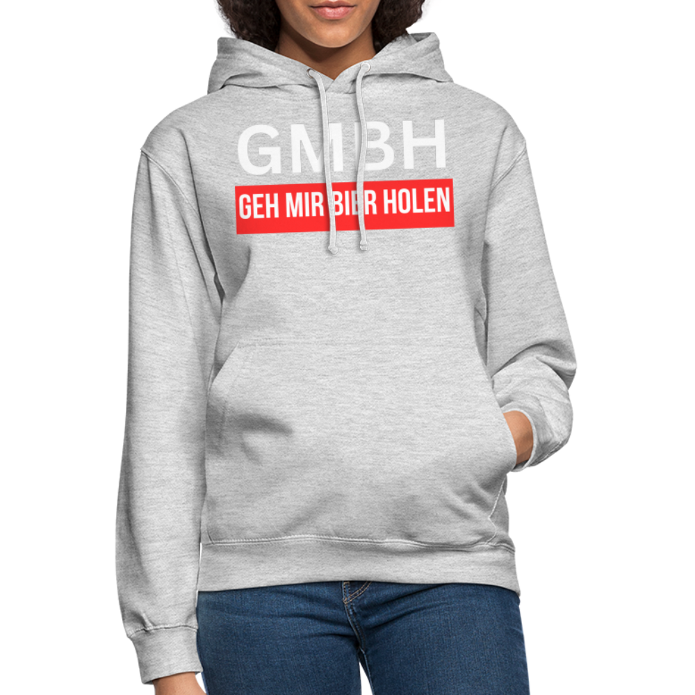 GMBH - Unisex Hoodie - Hellgrau meliert