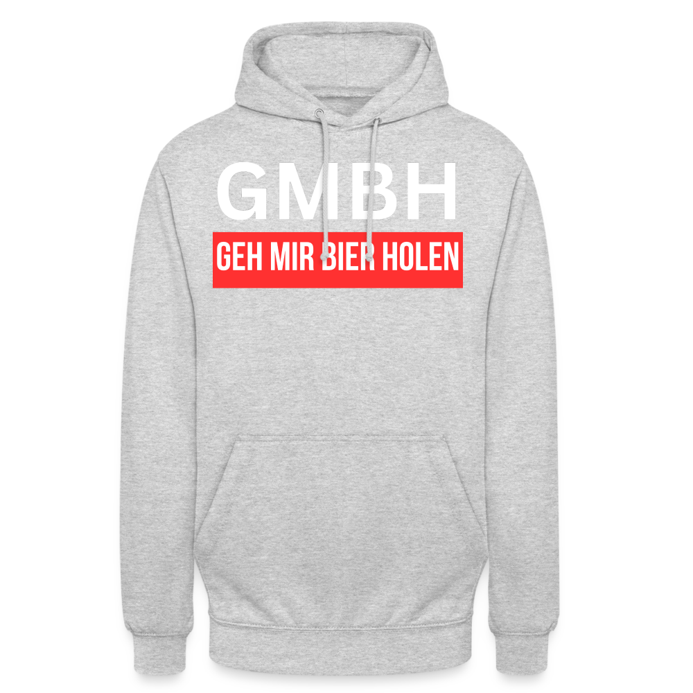 GMBH - Unisex Hoodie - Hellgrau meliert