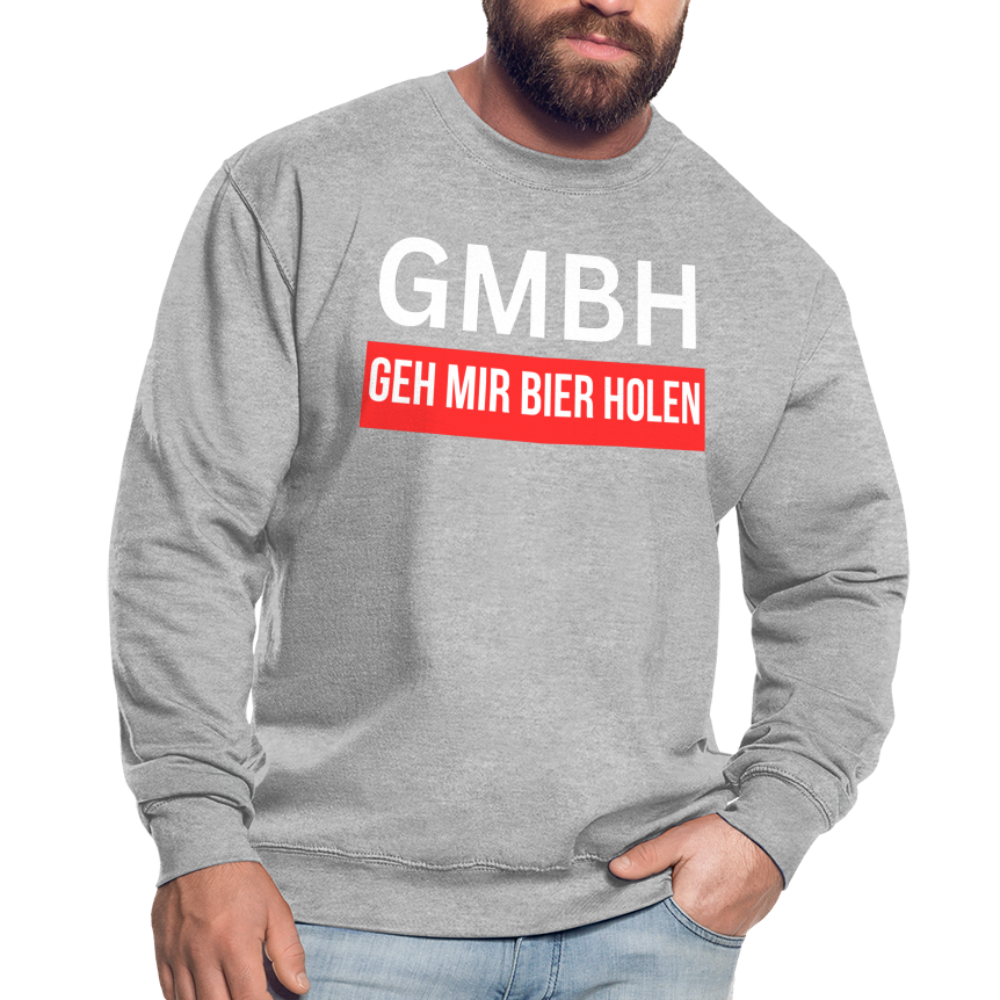 GMBH - Unisex Pullover - Weißgrau meliert