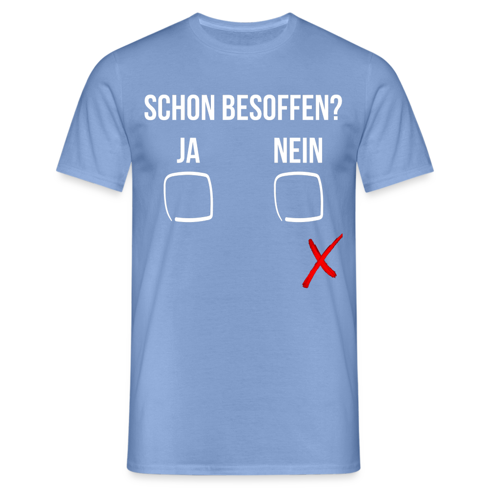 SCHON BESOFFEN - Herren T-Shirt - carolina blue