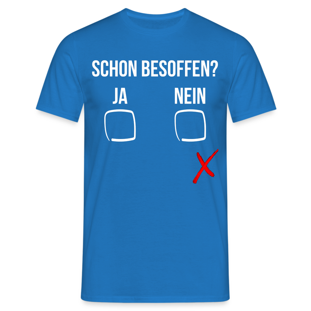 SCHON BESOFFEN - Herren T-Shirt - Royalblau