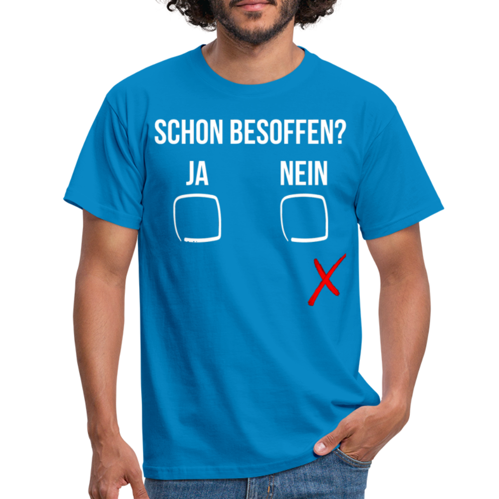 SCHON BESOFFEN - Herren T-Shirt - Royalblau