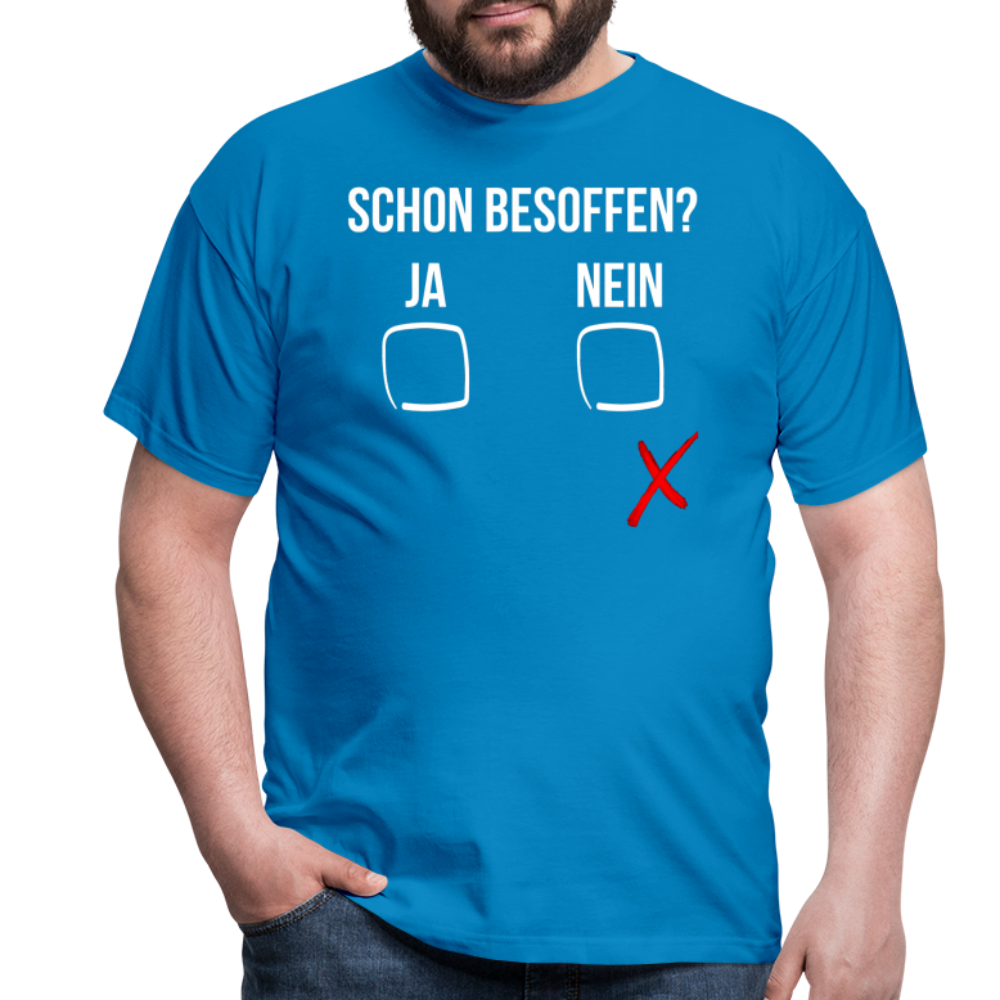 SCHON BESOFFEN - Herren T-Shirt - Royalblau