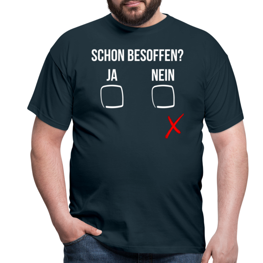 SCHON BESOFFEN - Herren T-Shirt - Navy