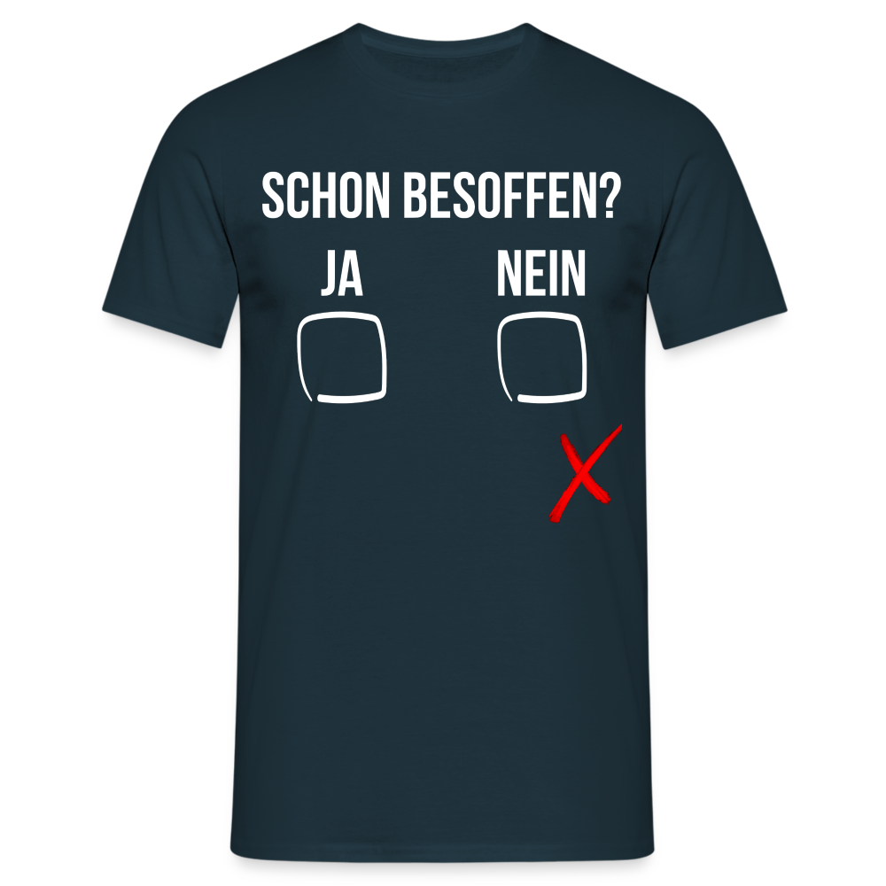 SCHON BESOFFEN - Herren T-Shirt - Navy