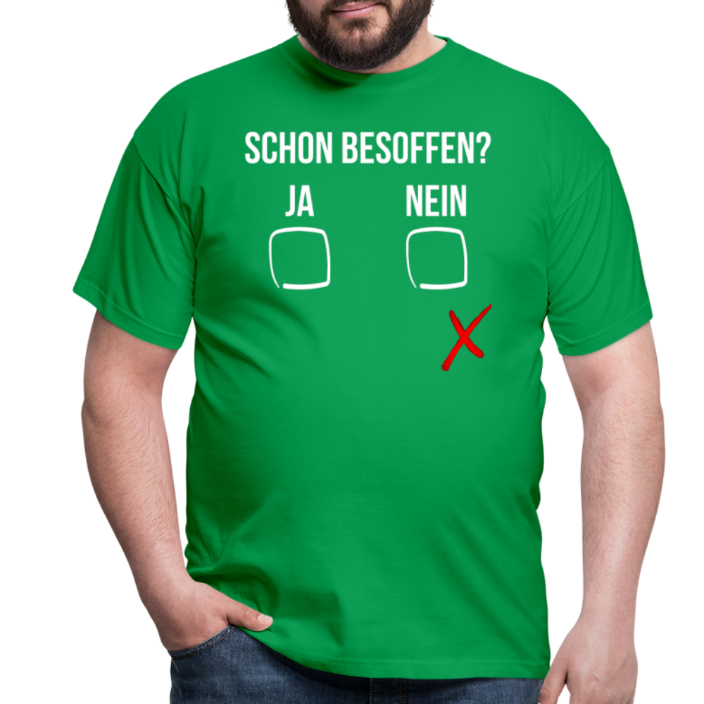 SCHON BESOFFEN - Herren T-Shirt - Kelly Green