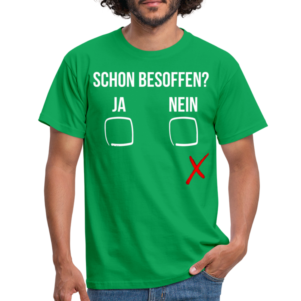 SCHON BESOFFEN - Herren T-Shirt - Kelly Green