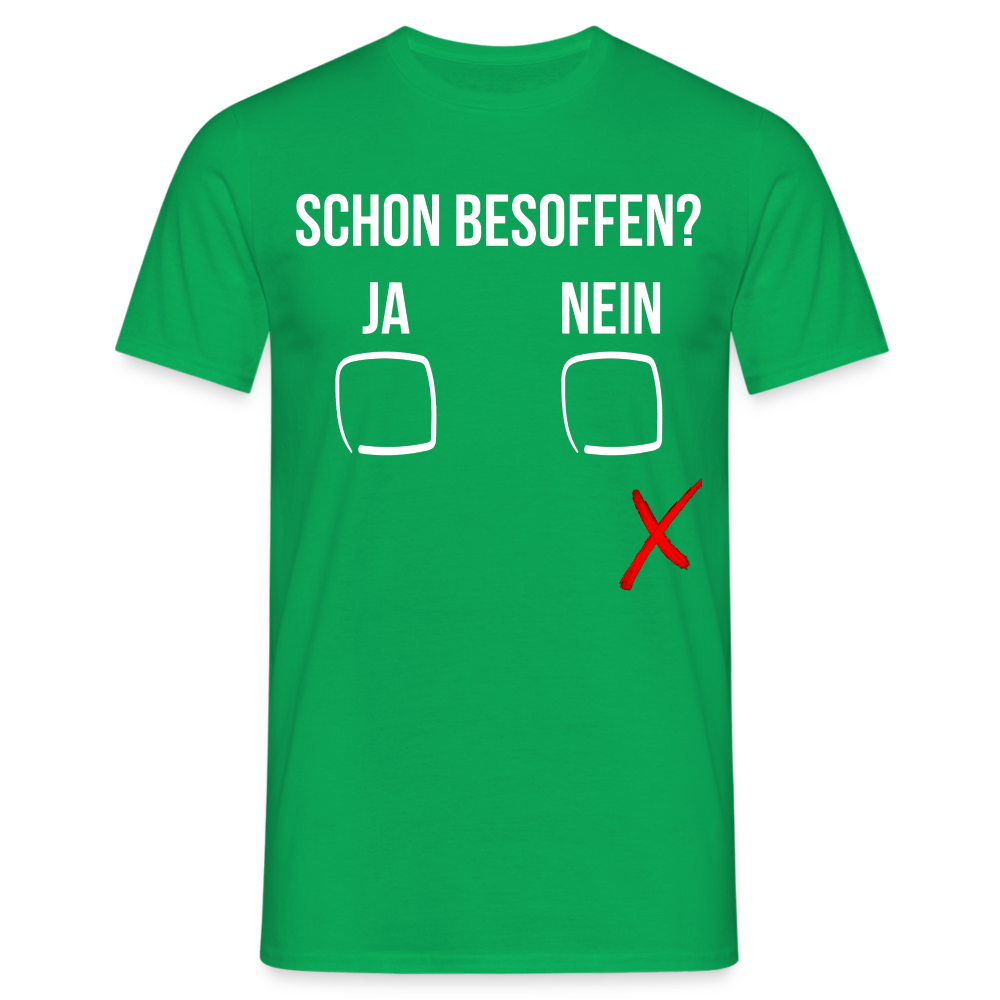 SCHON BESOFFEN - Herren T-Shirt - Kelly Green