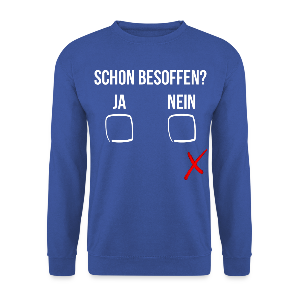 SCHON BESOFFEN - Unisex Pullover - Royalblau