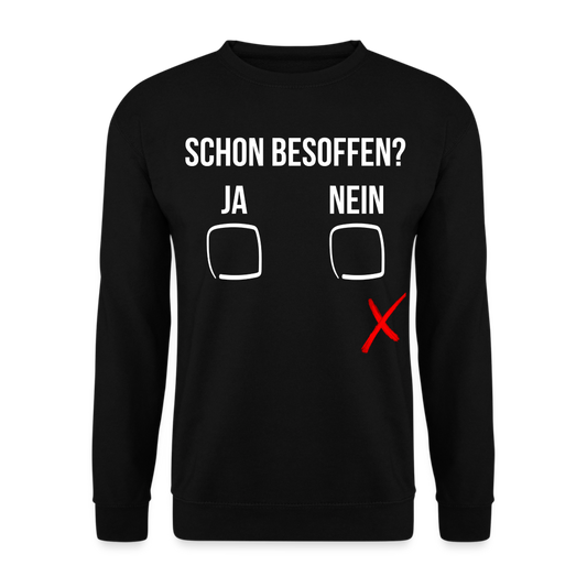 SCHON BESOFFEN - Unisex Pullover - Schwarz