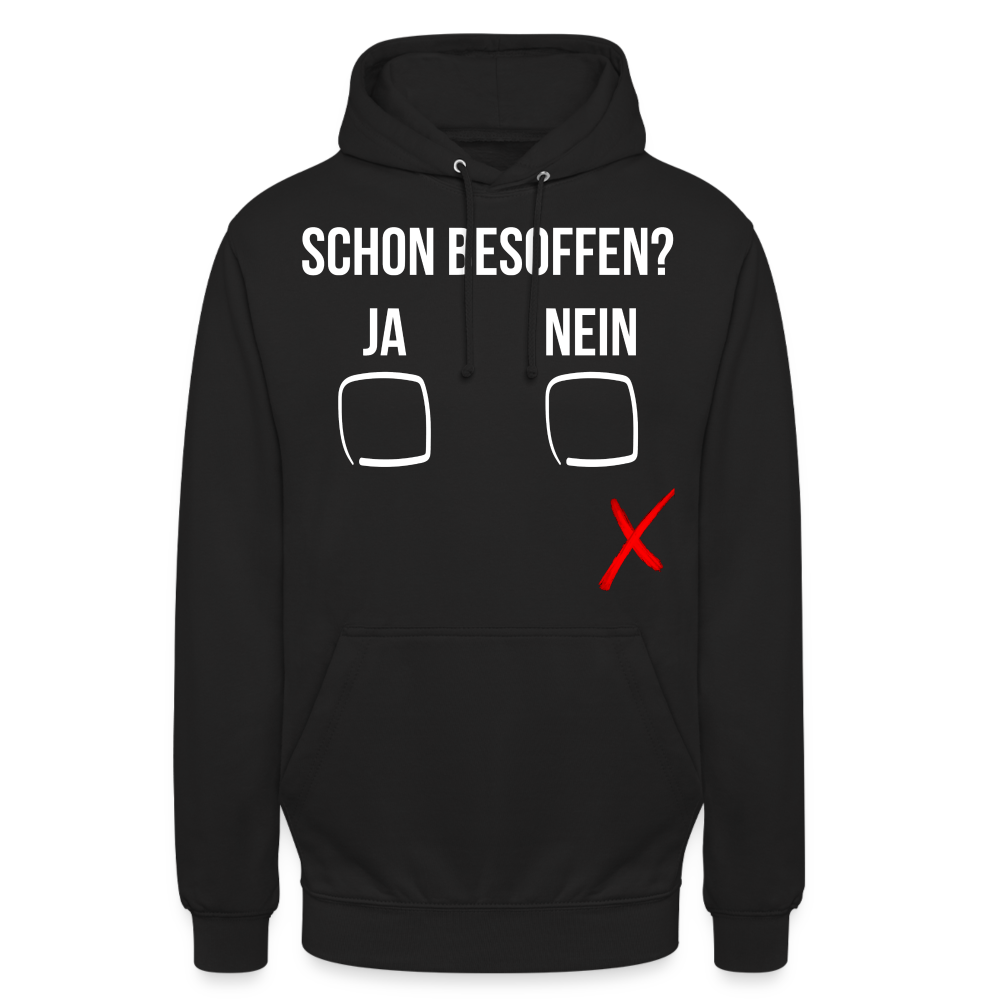 SCHON BESOFFEN - Unisex Hoodie - Schwarz