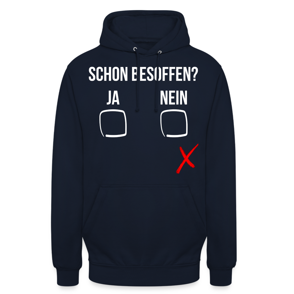 SCHON BESOFFEN - Unisex Hoodie - Navy