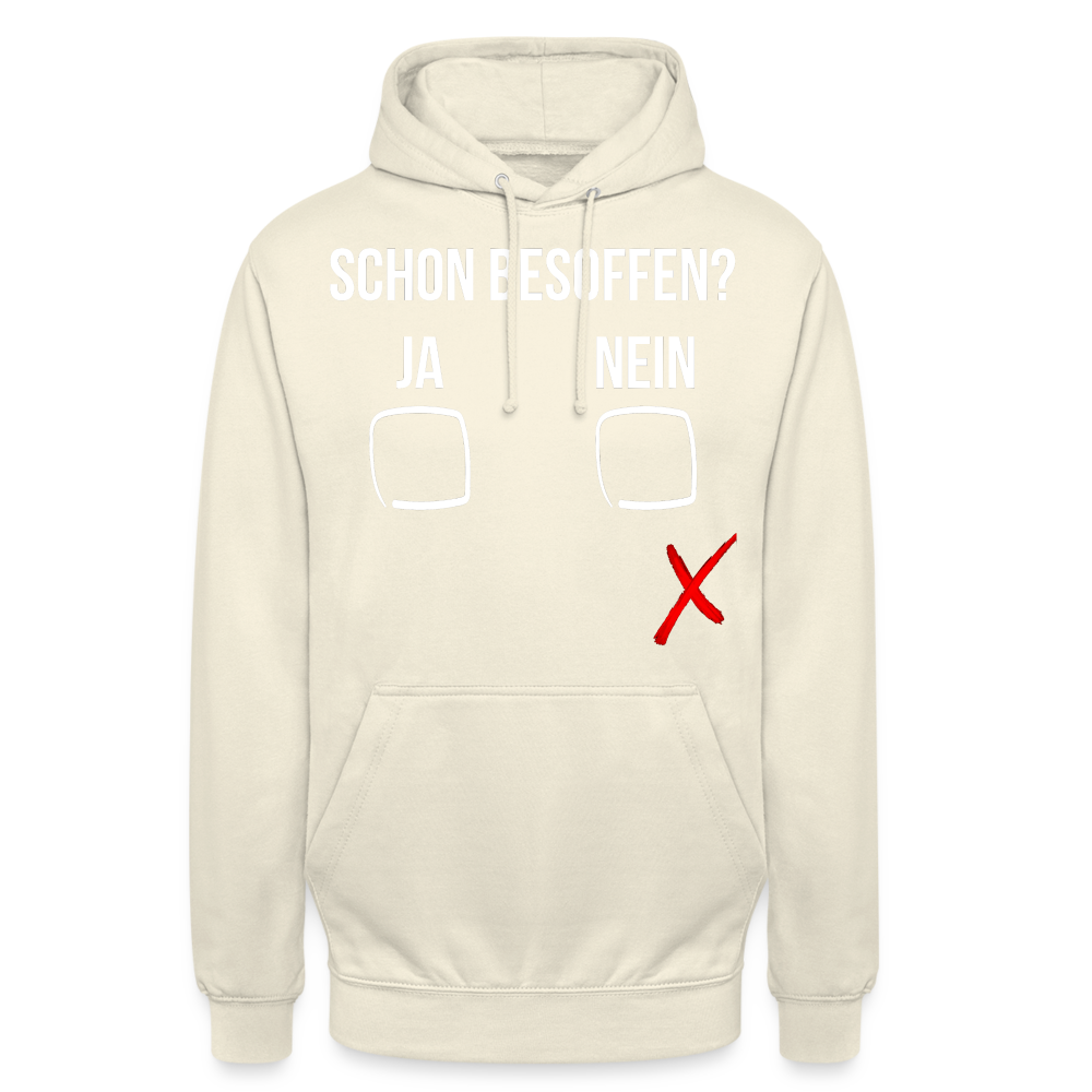 SCHON BESOFFEN - Unisex Hoodie - Vanille-Milchshake