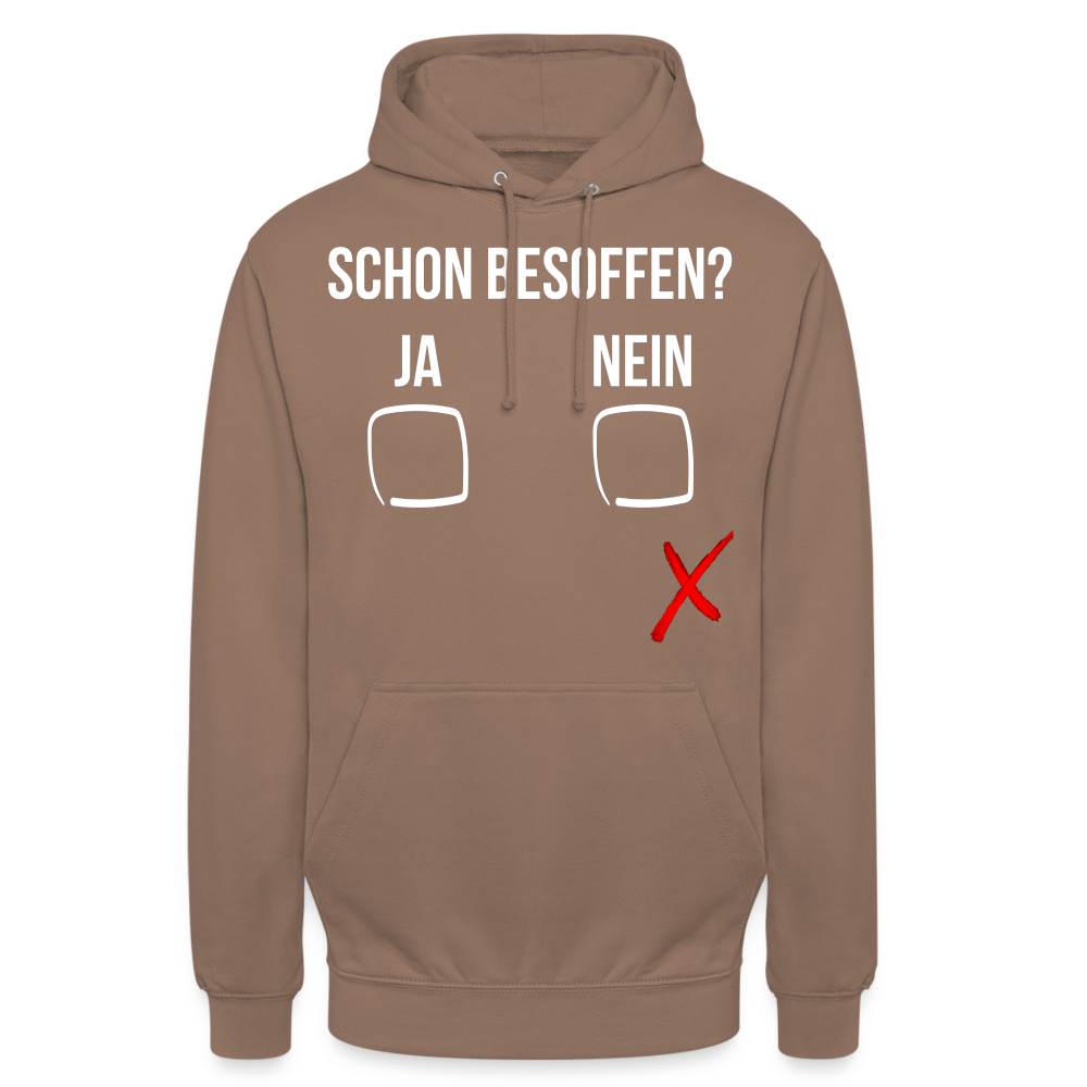 SCHON BESOFFEN - Unisex Hoodie - Mokka