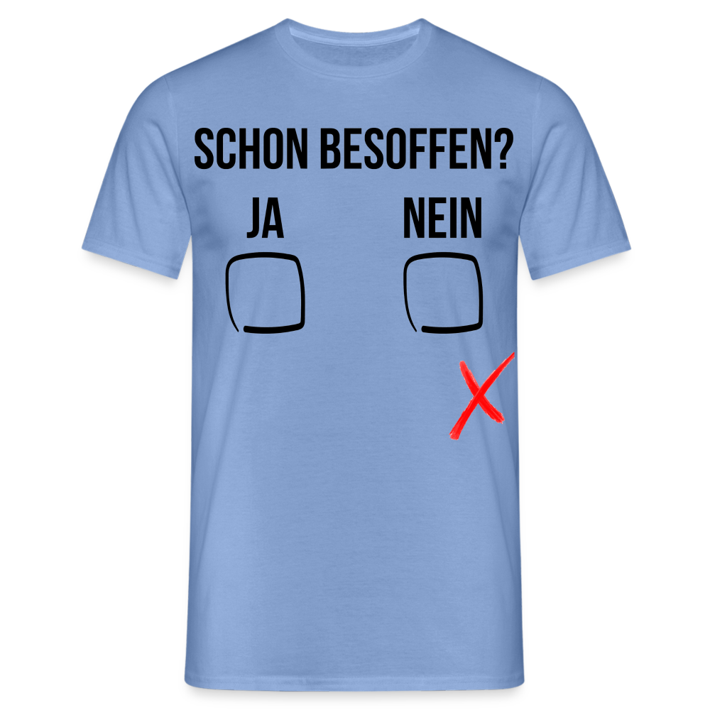 SCHON BESOFFEN - Herren T-Shirt - carolina blue