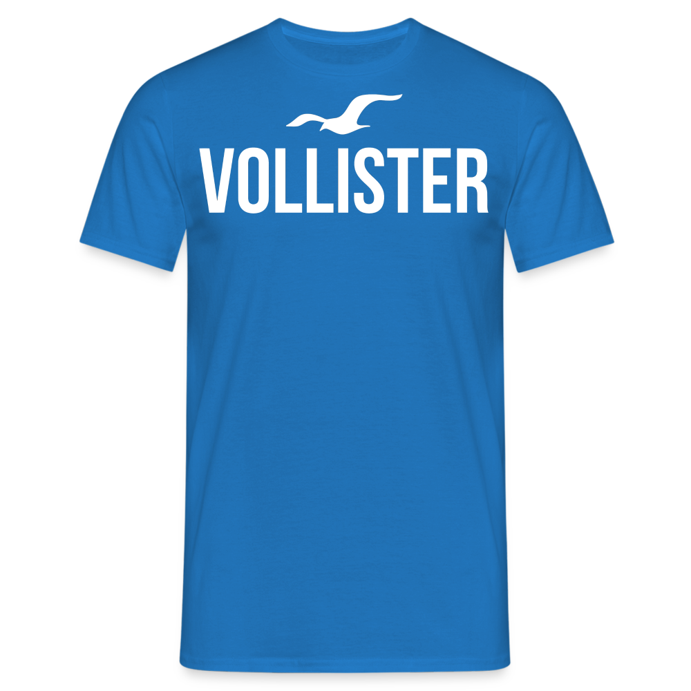 VOLLISTER - Herren T-Shirt - Royalblau