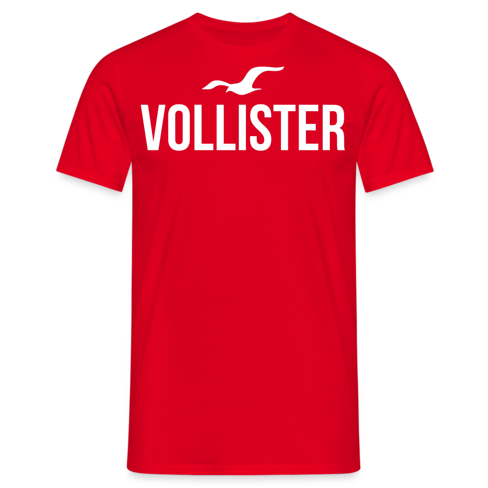 VOLLISTER - Herren T-Shirt - Rot