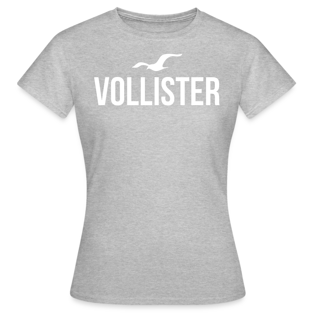 VOLLISTER - Damen T-Shirt - Grau meliert