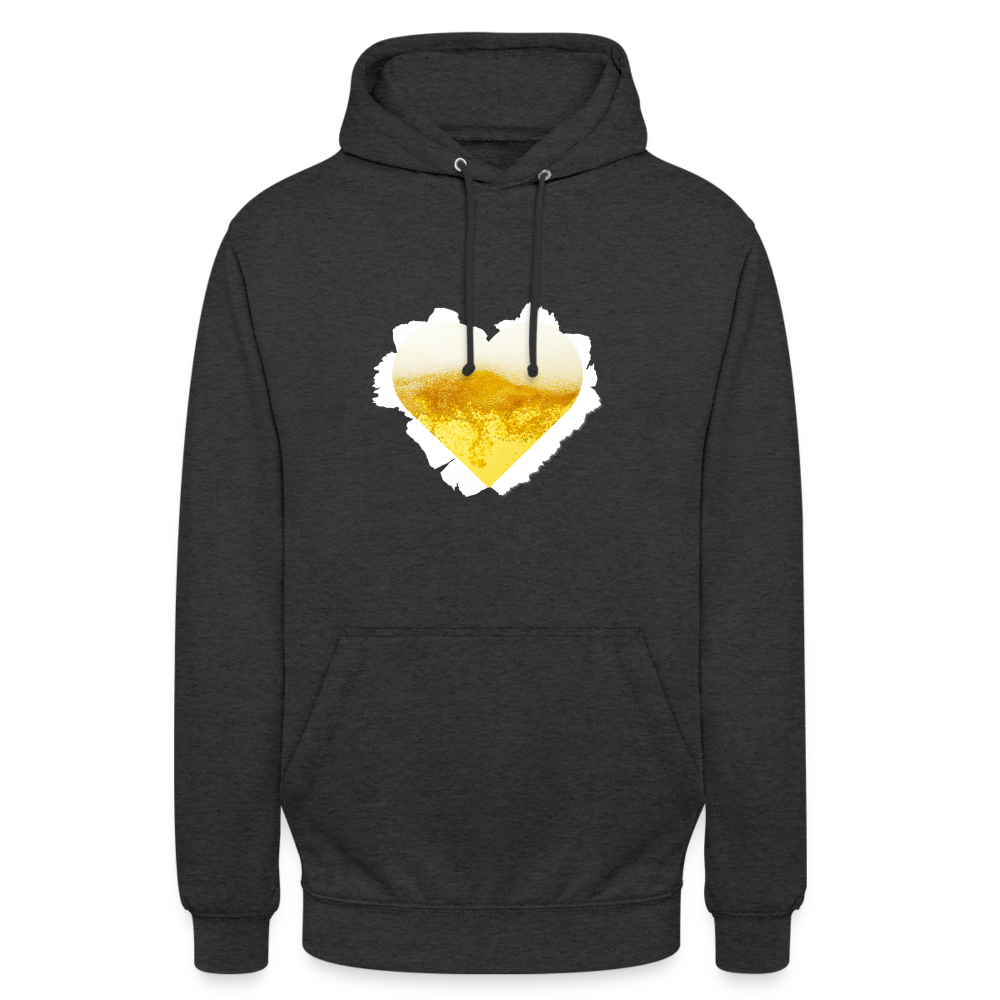 BIER HERZ - Unisex Hoodie - Anthrazit