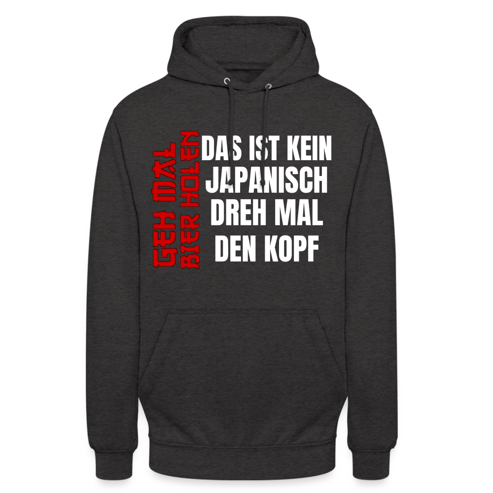 KEIN JAPANISCH - Unisex Hoodie - Anthrazit