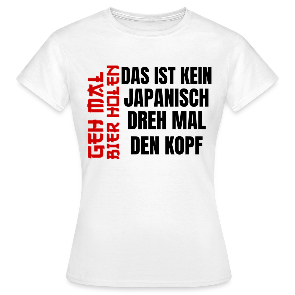 KEIN JAPANISCH - Damen T-Shirt - weiß