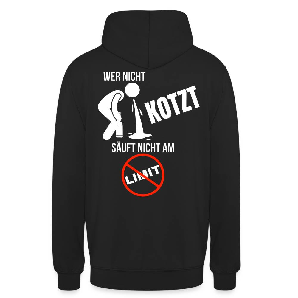 AM LIMIT - Unisex Hoodie (backprint) - Schwarz