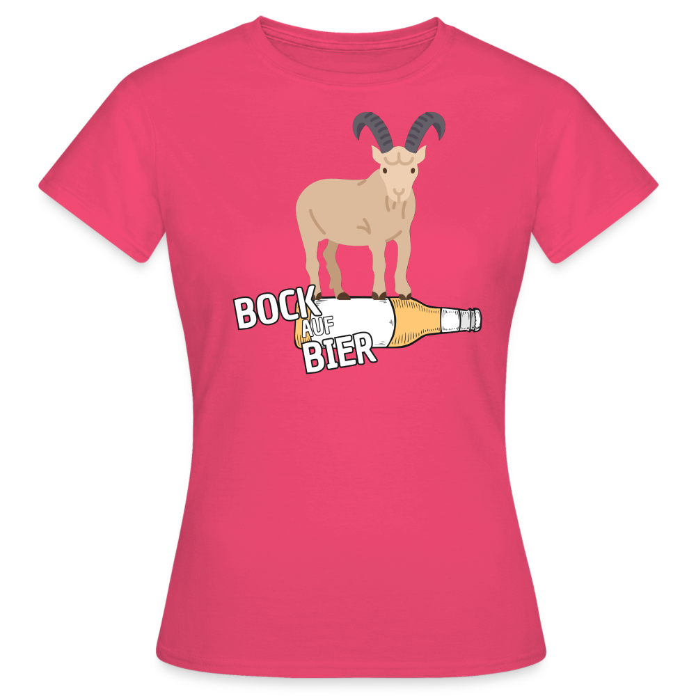 BOCK AUF BIER - Damen T-Shirt - Azalea