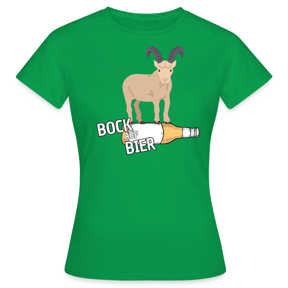 BOCK AUF BIER - Damen T-Shirt - Kelly Green