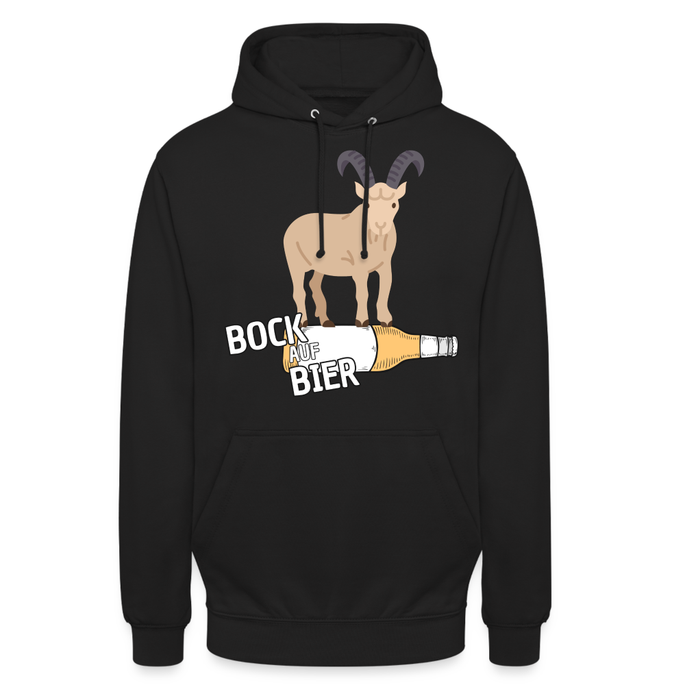 BOCK AUF BIER - Unisex Hoodie - Schwarz