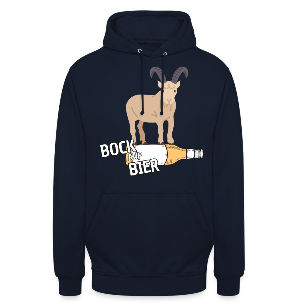 BOCK AUF BIER - Unisex Hoodie - Navy