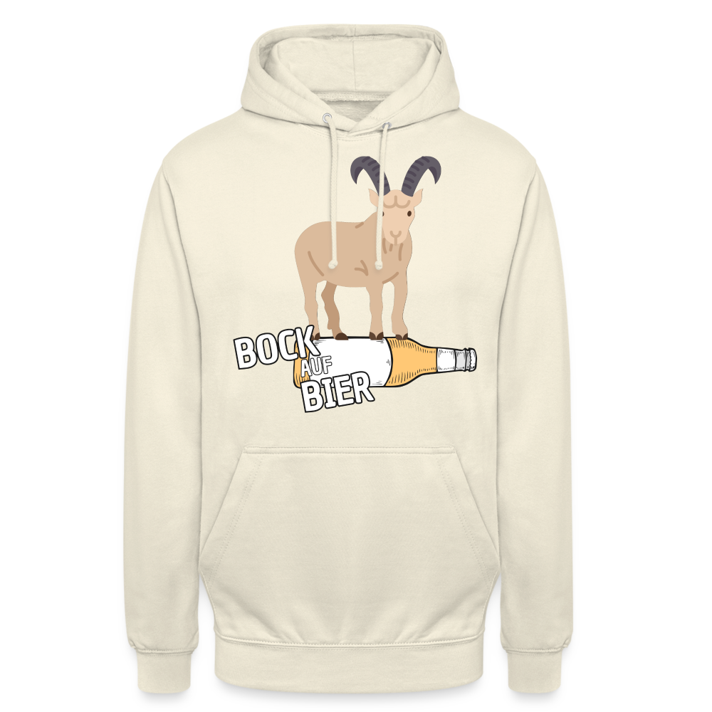 BOCK AUF BIER - Unisex Hoodie - Vanille-Milchshake