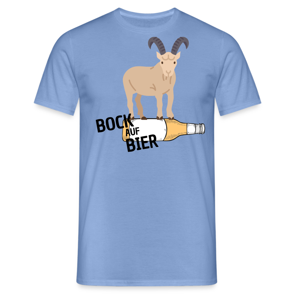 BOCK AUF BIER - Herren T-Shirt - carolina blue