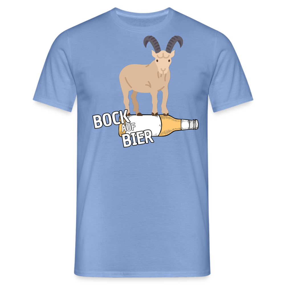 BOCK AUF BIER - Herren T-Shirt - carolina blue