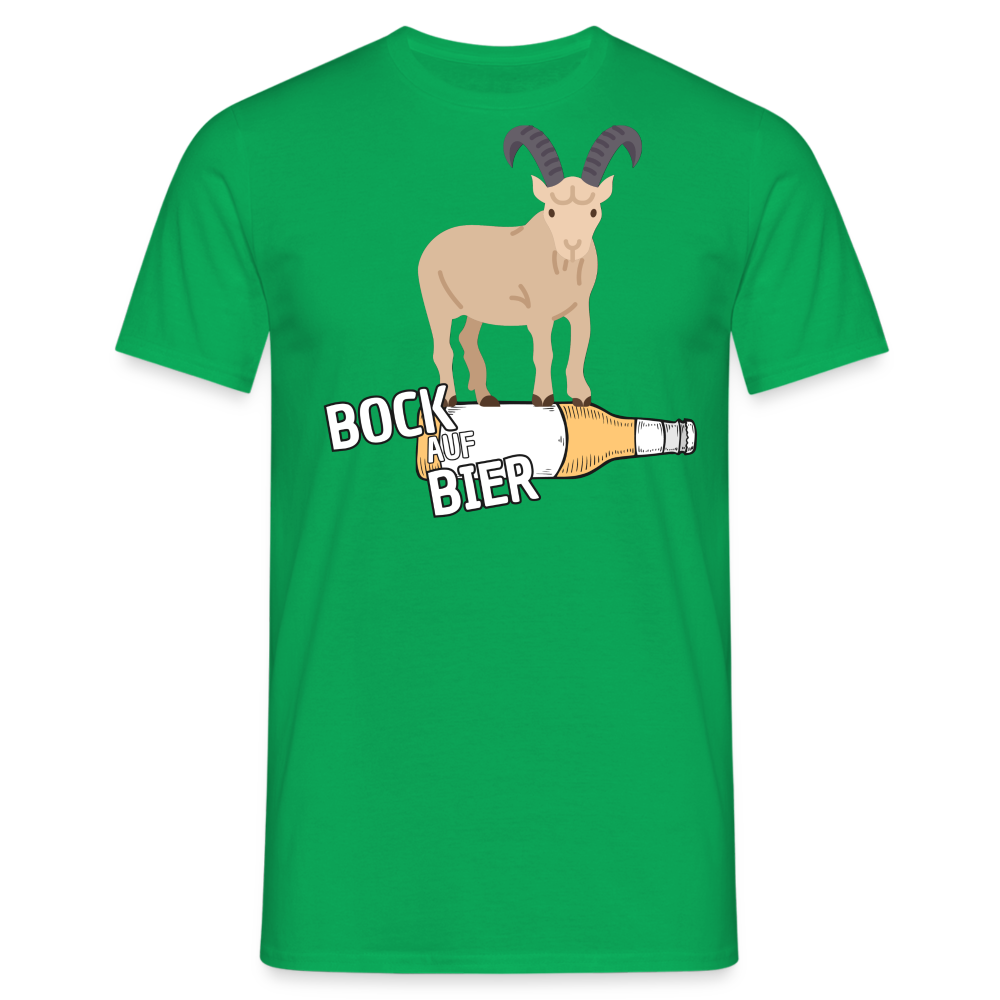 BOCK AUF BIER - Herren T-Shirt - Kelly Green