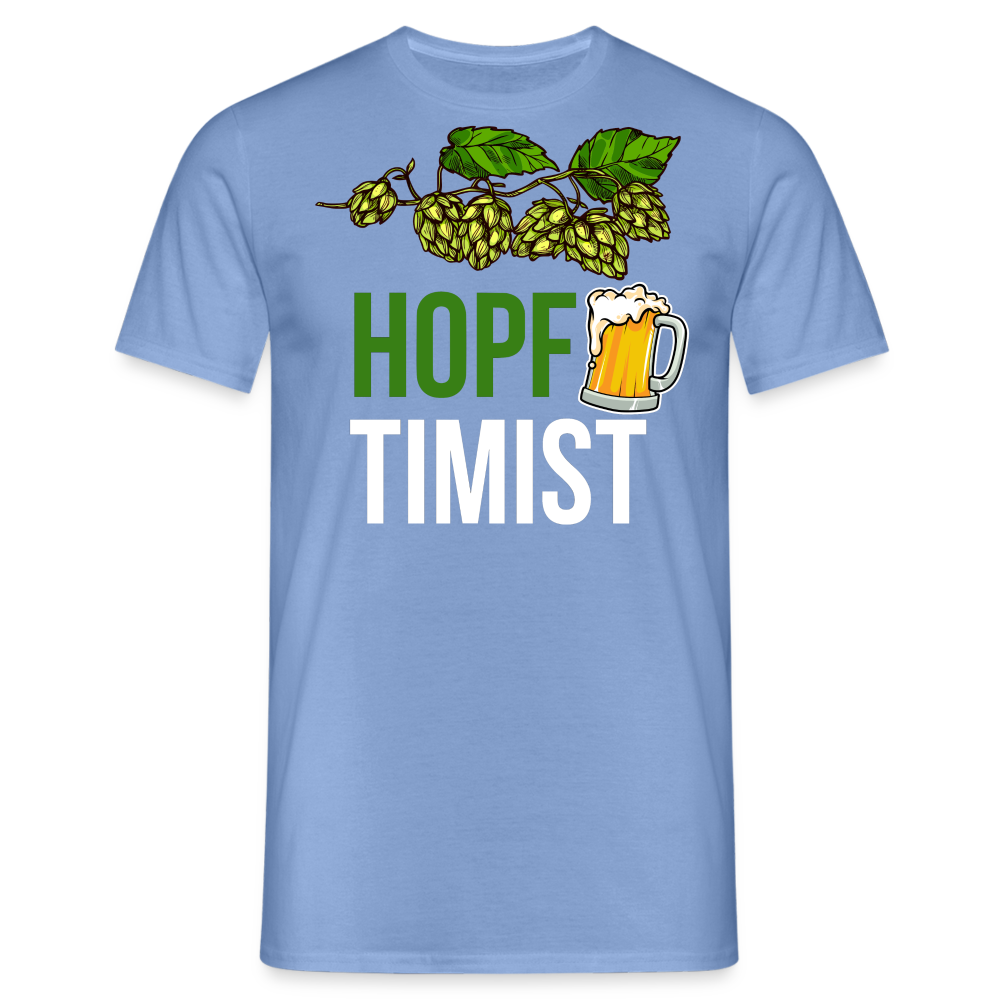 HOPFTIMIST - Herren T-Shirt - carolina blue