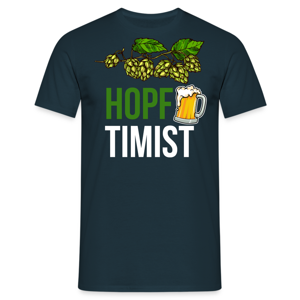 HOPFTIMIST - Herren T-Shirt - Navy