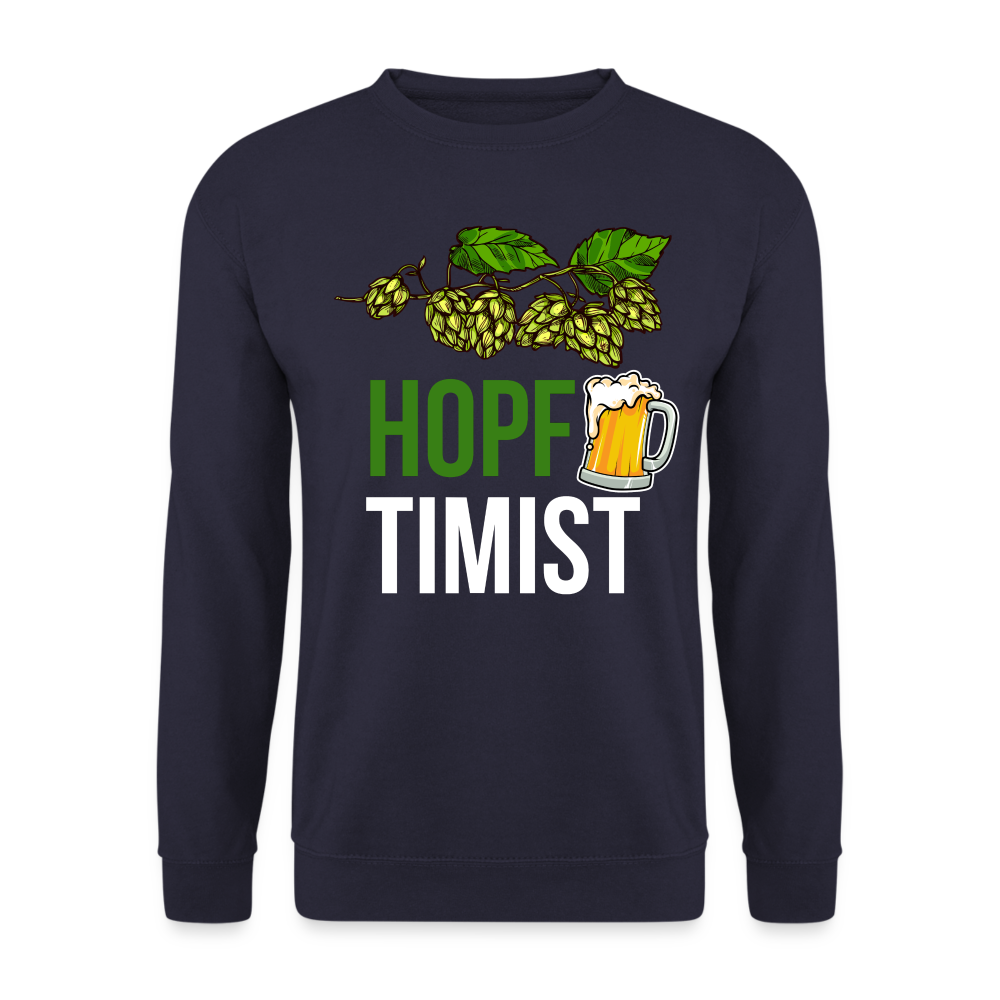 HOPFTIMIST - Unisex Pullover - Navy