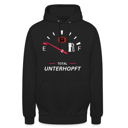 UNTERHOPFT - Unisex Hoodie - Schwarz