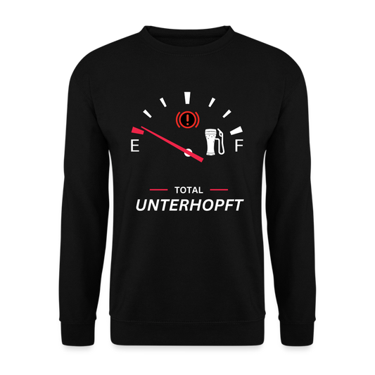 UNTERHOPFT - Unisex Pullover - Schwarz