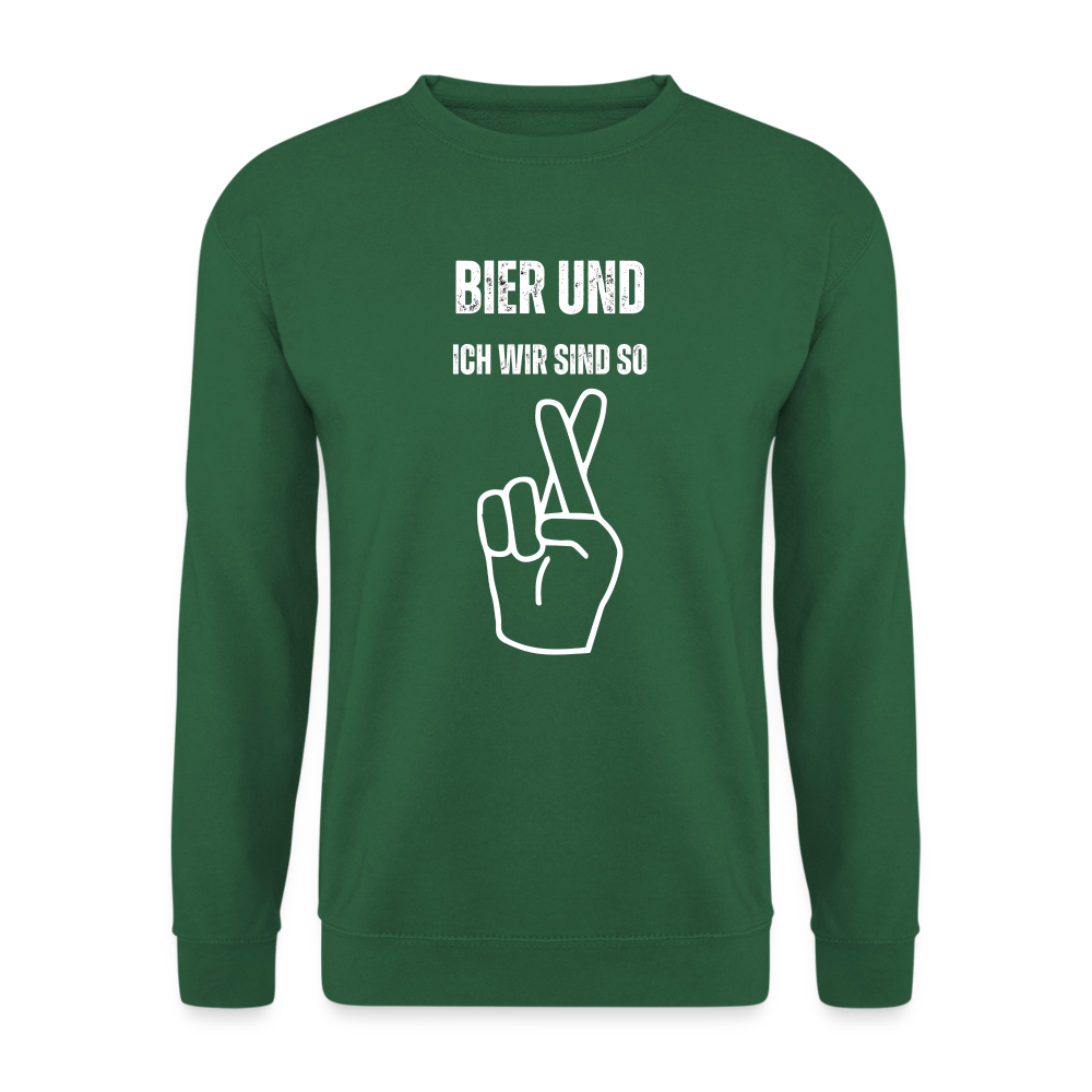 BIER UND ICH - Unisex Pullover - Grün