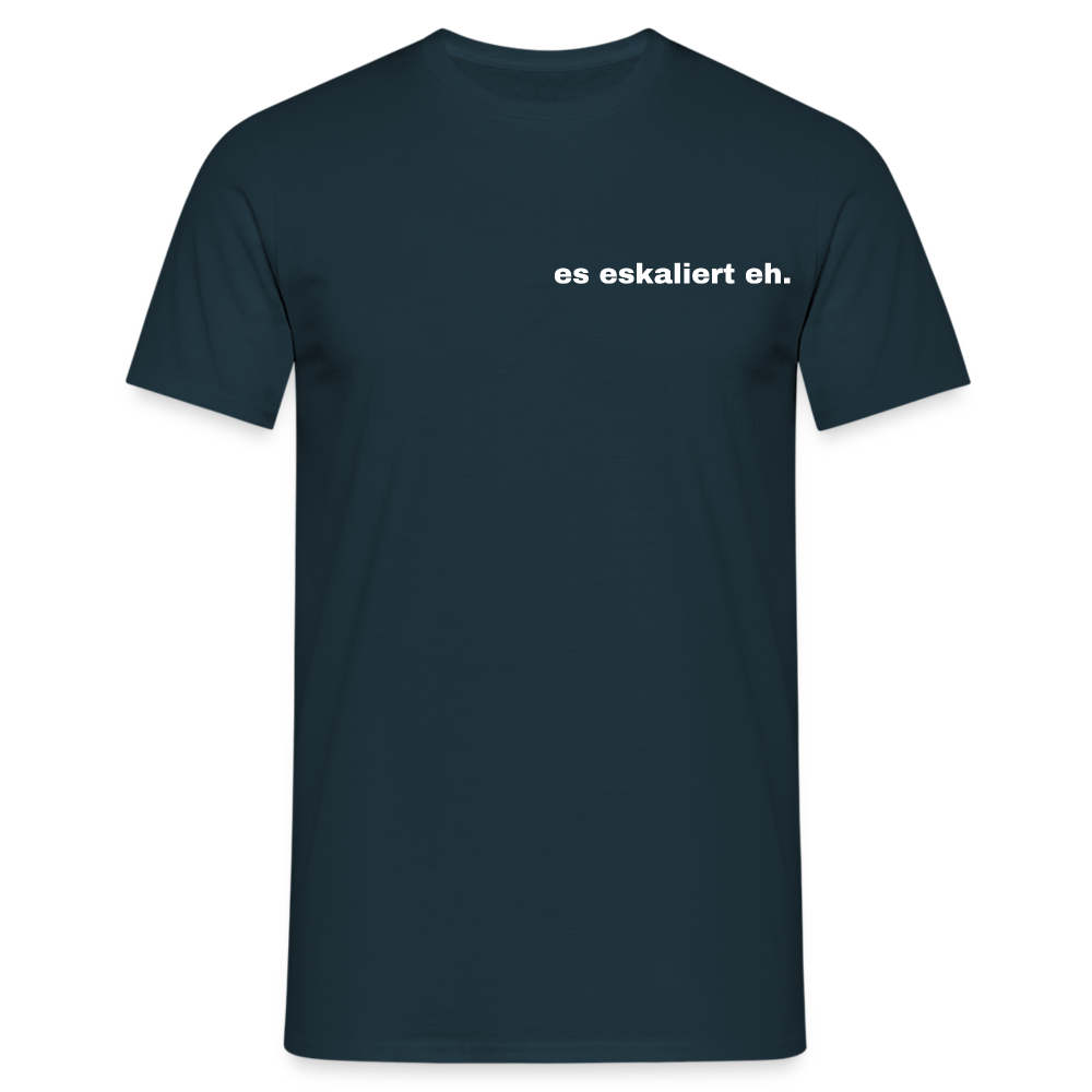 ES ESKALIERT EH - Herren T-Shirt - Navy