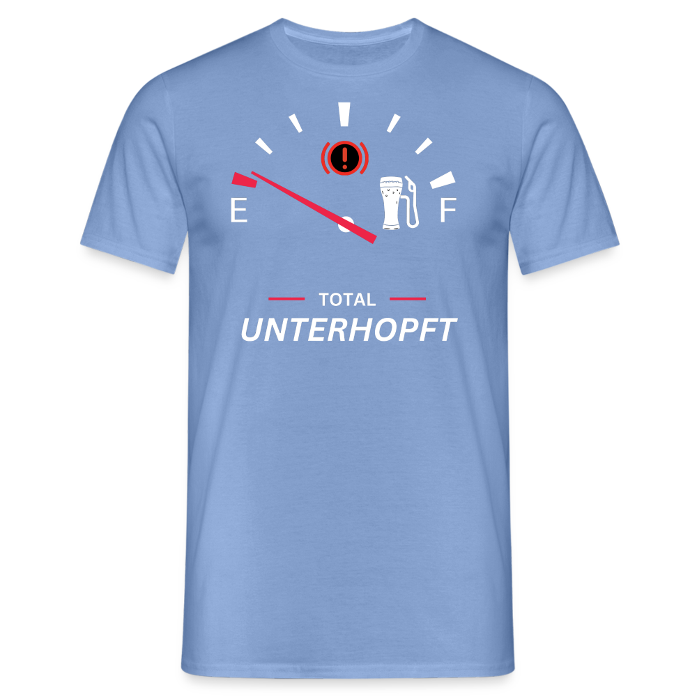 UNTERHOPFT - Herren T-Shirt - carolina blue