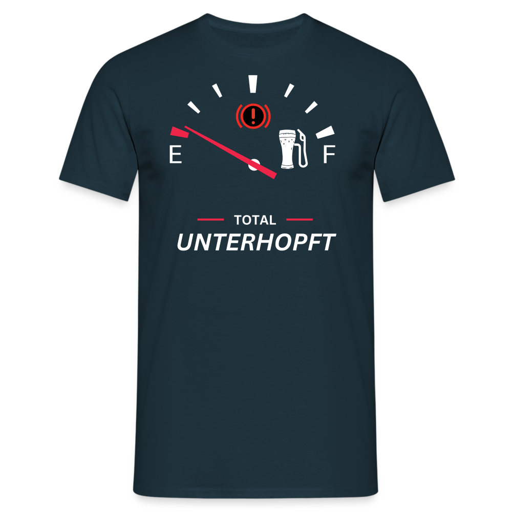 UNTERHOPFT - Herren T-Shirt - Navy