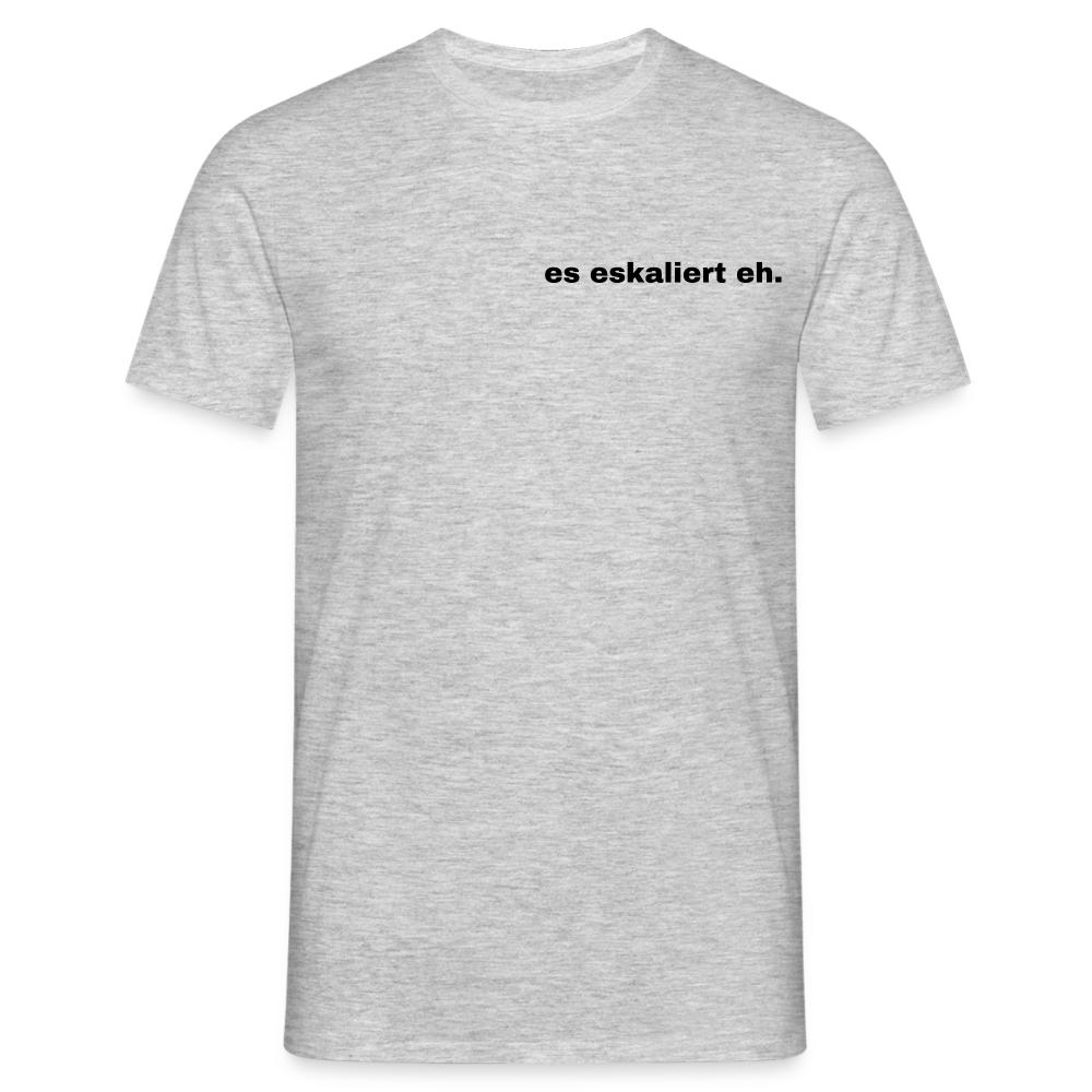 ES ESKALIERT EH - Herren T-Shirt - Grau meliert