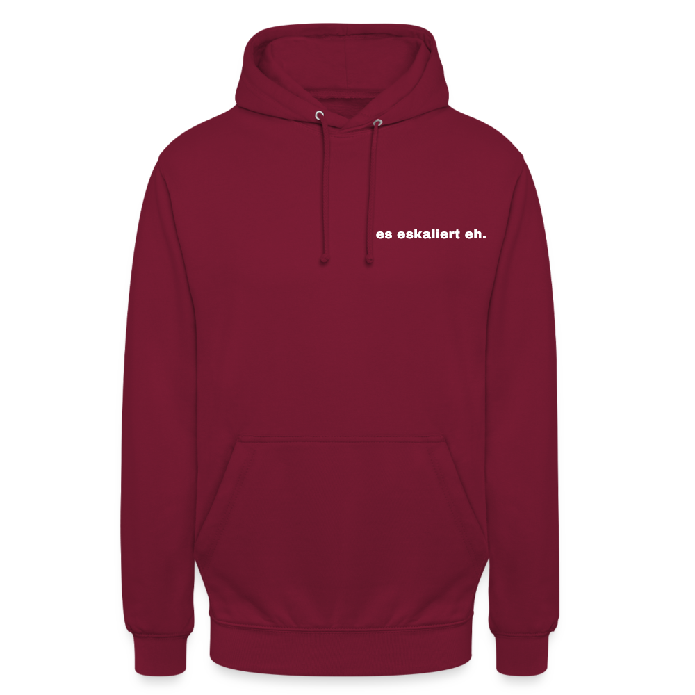 ES ESKALIERT EH - Unisex Hoodie - Bordeaux