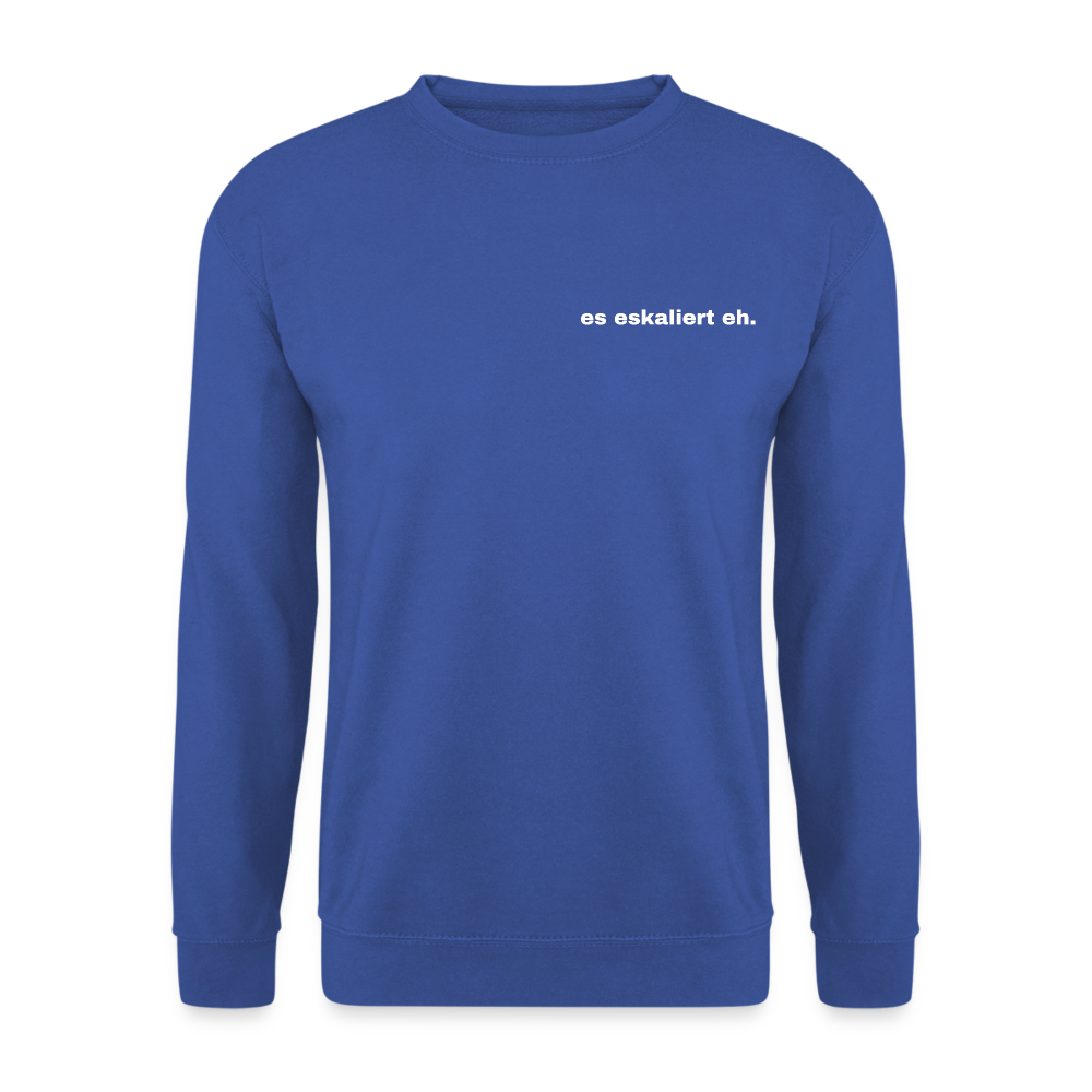 ES ESKALIERT EH - Unisex Pullover - Royalblau