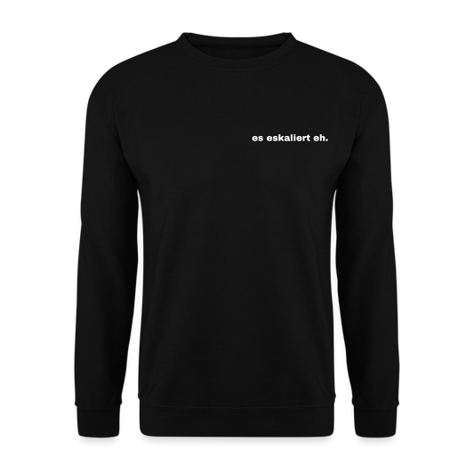 ES ESKALIERT EH - Unisex Pullover - Schwarz