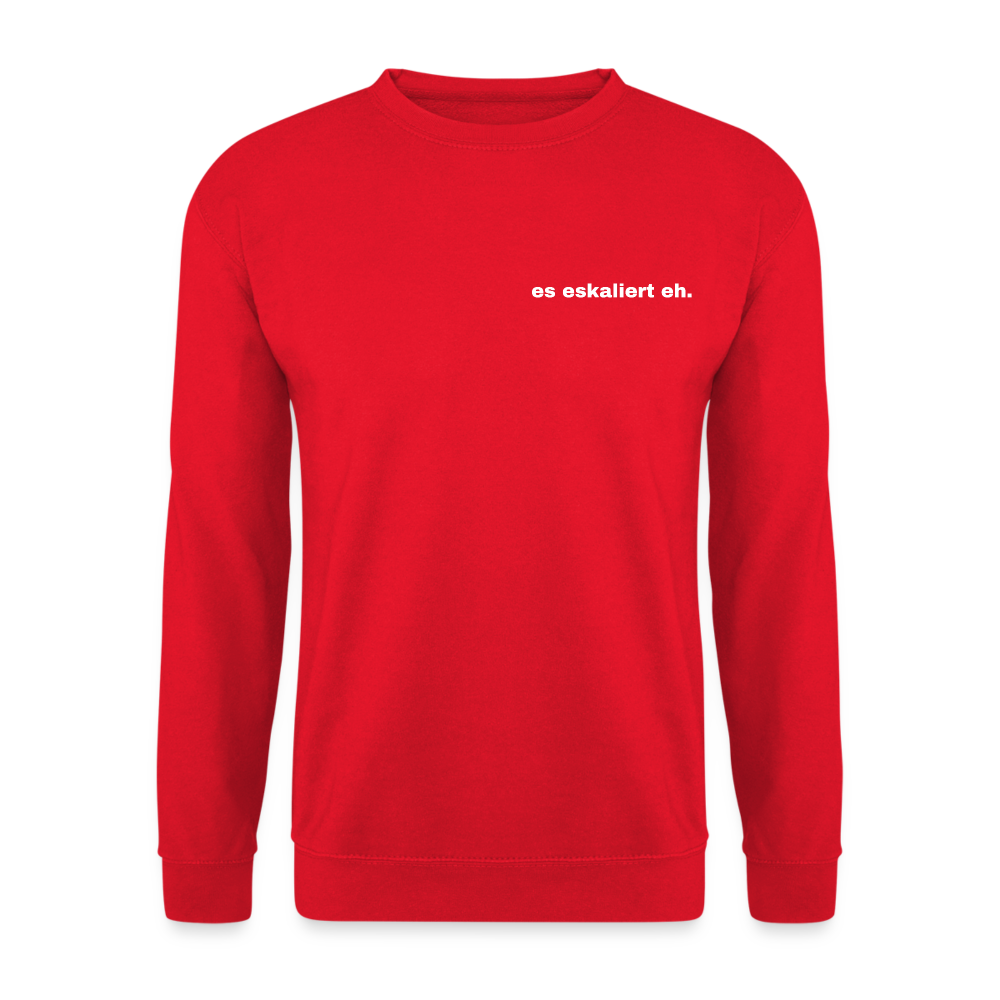 ES ESKALIERT EH - Unisex Pullover - Rot