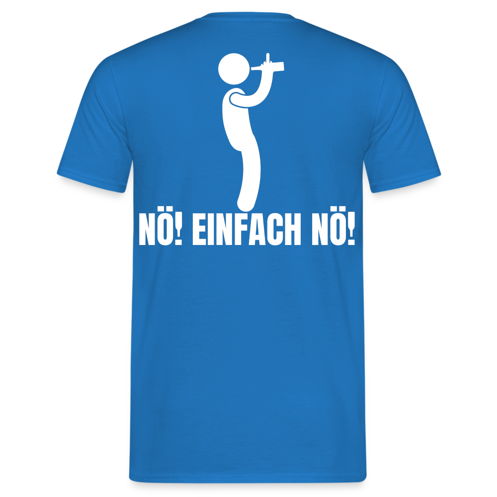 NÖ EINFACH NÖ - Herren T-Shirt - Royalblau