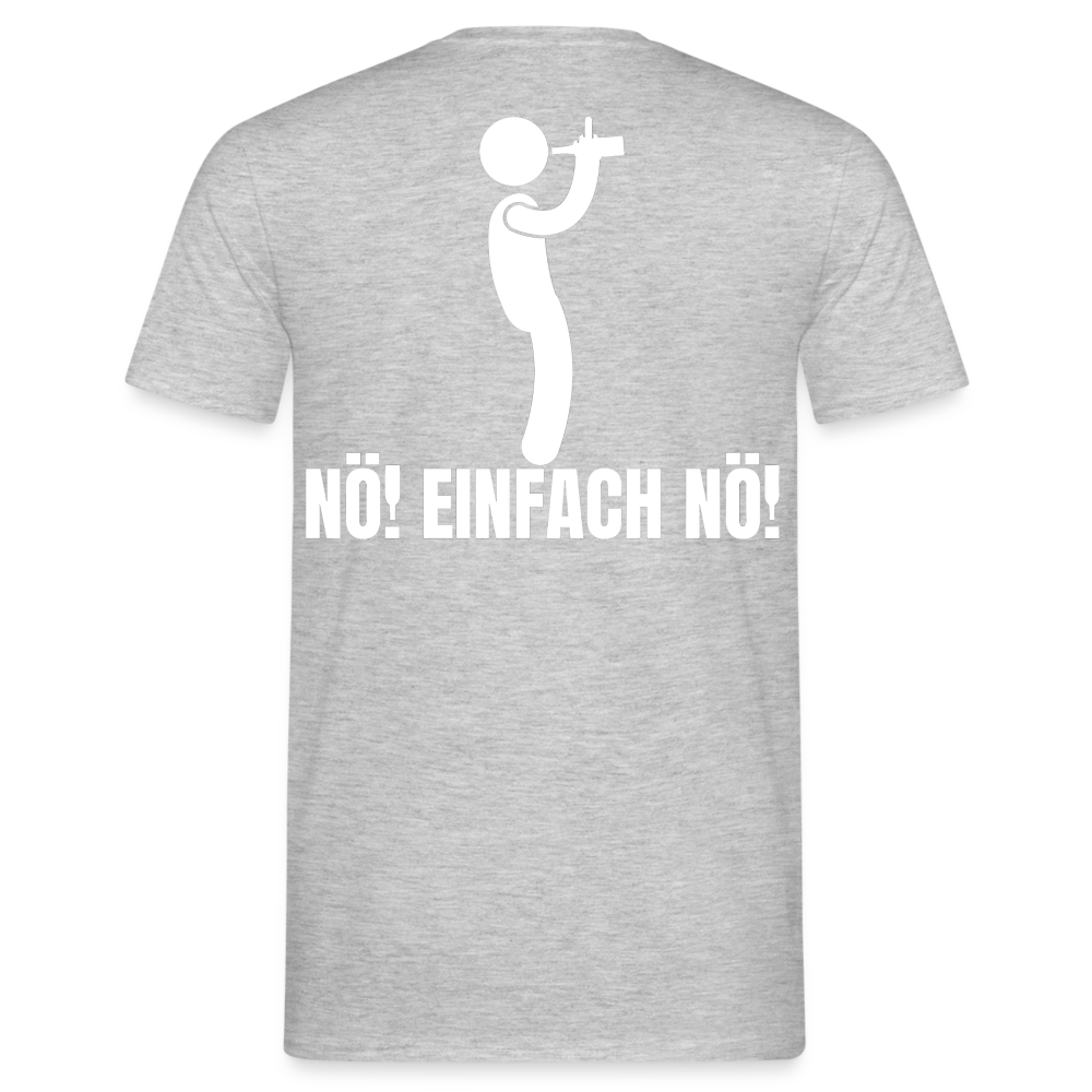 NÖ EINFACH NÖ - Herren T-Shirt - Grau meliert